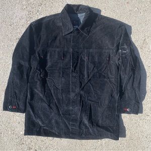 Lowest price! Vintage Quiksilver black corduroy patchwork chore jacket